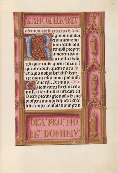 Hours of Queen Isabella the Catholic, Queen of Spain: Fol. 198r, ca. 1500. av Master of the First Prayerbook of Maximillian
