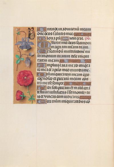 Hours of Queen Isabella the Catholic, Queen of Spain: Fol. 204v, ca. 1500. av Master of the First Prayerbook of Maximillian