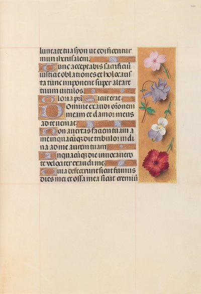 Hours of Queen Isabella the Catholic, Queen of Spain: Fol. 206r, ca. 1500. av Master of the First Prayerbook of Maximillian