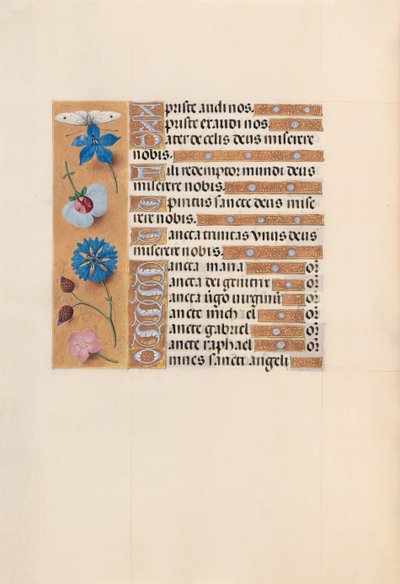Hours of Queen Isabella the Catholic, Queen of Spain: Fol. 210v, ca. 1500. av Master of the First Prayerbook of Maximillian