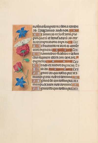 Hours of Queen Isabella the Catholic, Queen of Spain: Fol. 214v, ca. 1500. av Master of the First Prayerbook of Maximillian