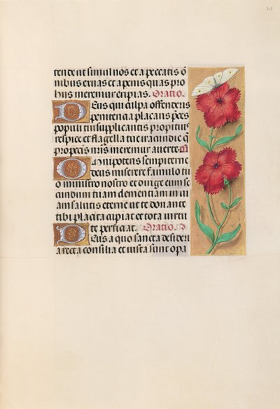 Hours of Queen Isabella the Catholic, Queen of Spain: Fol. 217r, ca. 1500. av Master of the First Prayerbook of Maximillian