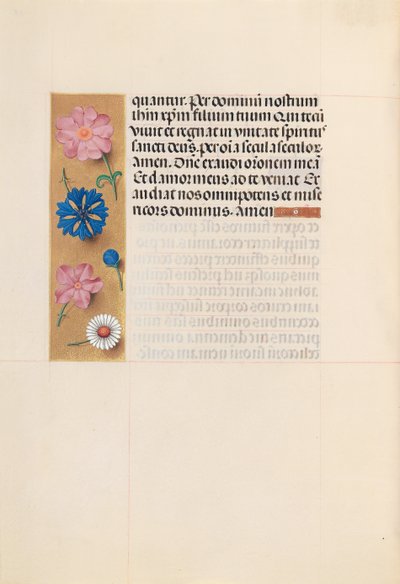 Hours of Queen Isabella the Catholic, Queen of Spain: Fol. 218v, De dødes kontor, ca. 1500. av Master of the First Prayerbook of Maximillian