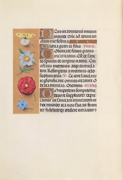 Hours of Queen Isabella the Catholic, Queen of Spain: Fol. 21v, c. 1500. av Master of the First Prayerbook of Maximillian