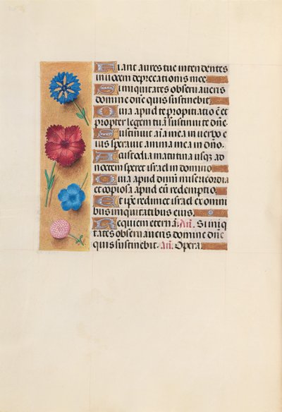 Hours of Queen Isabella the Catholic, Queen of Spain: Fol. 222v, ca. 1500. av Master of the First Prayerbook of Maximillian