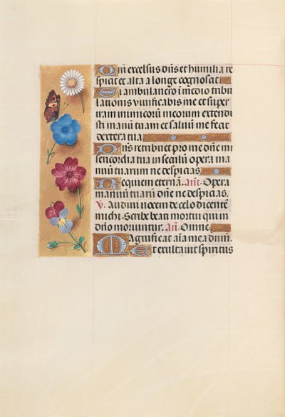 Hours of Queen Isabella the Catholic, Queen of Spain: Fol. 223v, ca. 1500. av Master of the First Prayerbook of Maximillian