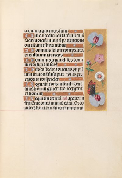 Hours of Queen Isabella the Catholic, Queen of Spain: Fol. 225r, ca. 1500. av Master of the First Prayerbook of Maximillian