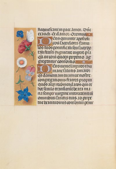Hours of Queen Isabella the Catholic, Queen of Spain: Fol. 225v, ca. 1500. av Master of the First Prayerbook of Maximillian