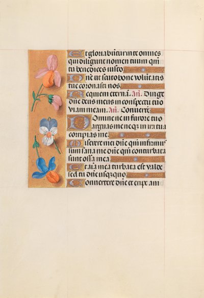 Hours of Queen Isabella the Catholic, Queen of Spain: Fol. 228v, ca. 1500. av Master of the First Prayerbook of Maximillian