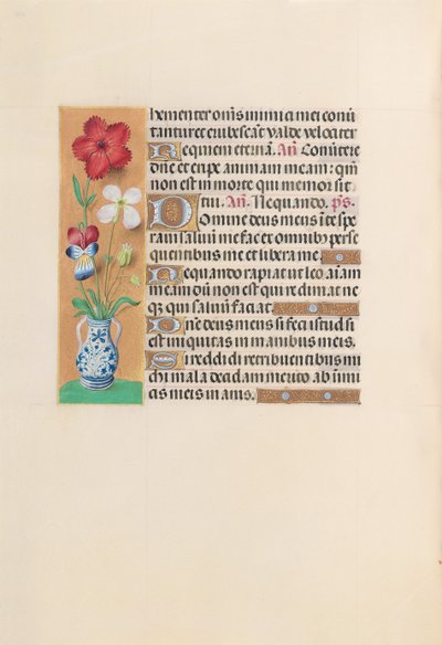Hours of Queen Isabella the Catholic, Queen of Spain: Fol. 229v, ca. 1500. av Master of the First Prayerbook of Maximillian