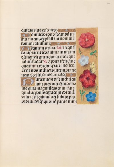Hours of Queen Isabella the Catholic, Queen of Spain: Fol. 231r, ca. 1500. av Master of the First Prayerbook of Maximillian
