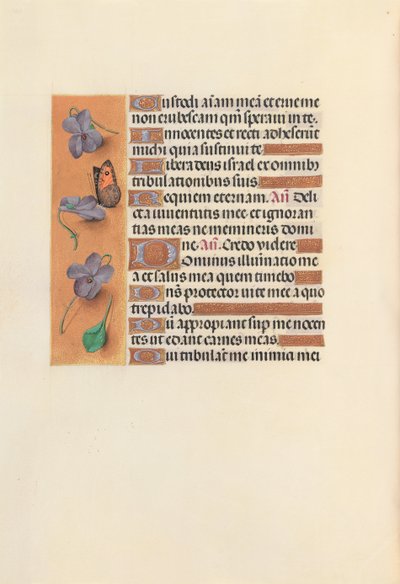 Hours of Queen Isabella the Catholic, Queen of Spain: Fol. 235v, ca. 1500. av Master of the First Prayerbook of Maximillian