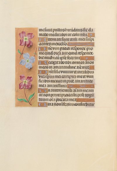 Hours of Queen Isabella the Catholic, Queen of Spain: Fol. 251v, ca. 1500. av Master of the First Prayerbook of Maximillian