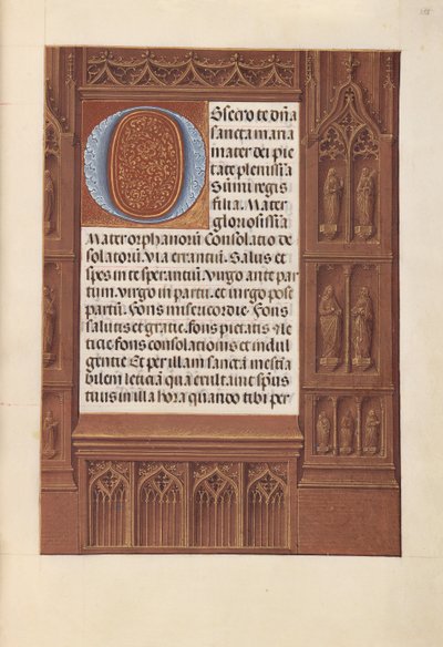 Hours of Queen Isabella the Catholic, Queen of Spain: Fol. 258r, ca. 1500. av Master of the First Prayerbook of Maximillian