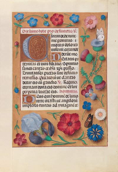 Hours of Queen Isabella the Catholic, Queen of Spain: Fol. 25r, c. 1500. av Master of the First Prayerbook of Maximillian