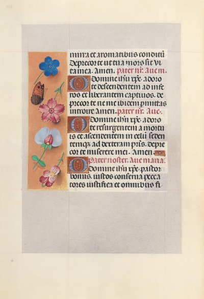 Hours of Queen Isabella the Catholic, Queen of Spain: Fol. 265v, ca. 1500. av Master of the First Prayerbook of Maximillian