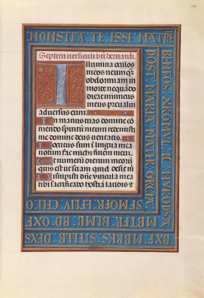 Hours of Queen Isabella the Catholic, Queen of Spain: Fol. 268r, ca. 1500. av Master of the First Prayerbook of Maximillian