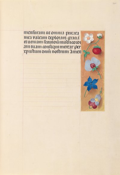 Hours of Queen Isabella the Catholic, Queen of Spain: Fol. 269r, ca. 1500. av Master of the First Prayerbook of Maximillian