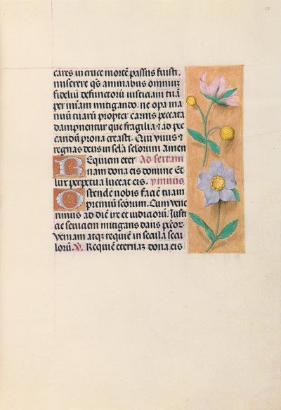 Hours of Queen Isabella the Catholic, Queen of Spain: Fol. 27r, ca. 1500. av Master of the First Prayerbook of Maximillian