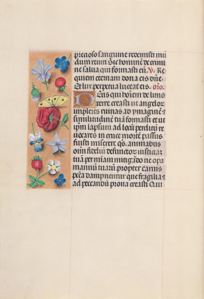 Hours of Queen Isabella the Catholic, Queen of Spain: Fol. 29v, ca. 1500. av Master of the First Prayerbook of Maximillian