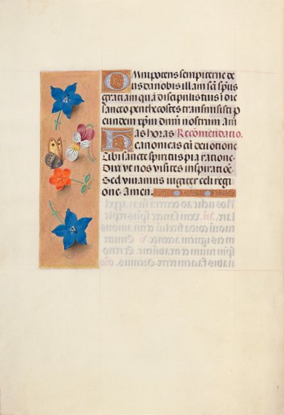 Hours of Queen Isabella the Catholic, Queen of Spain: Fol. 36v, ca. 1500. av Master of the First Prayerbook of Maximillian