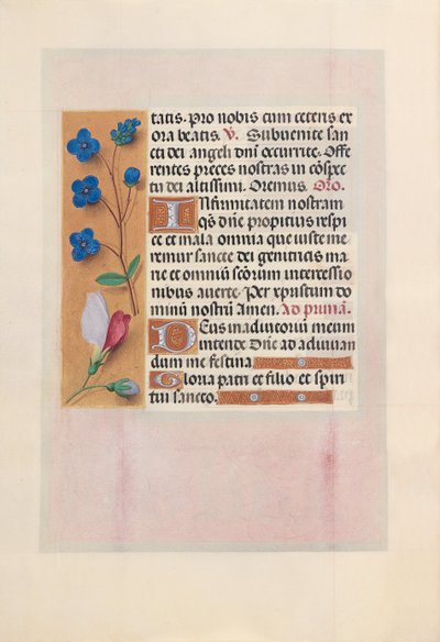 Hours of Queen Isabella the Catholic, Queen of Spain: Fol. 38v, ca. 1500. av Master of the First Prayerbook of Maximillian