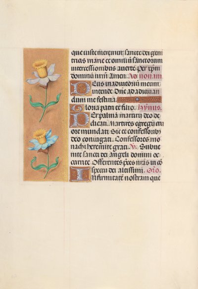 Hours of Queen Isabella the Catholic, Queen of Spain: Fol. 40v, ca. 1500. av Master of the First Prayerbook of Maximillian