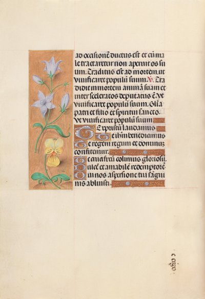 Hours of Queen Isabella the Catholic, Queen of Spain: Fol. 55v, ca. 1500. av Master of the First Prayerbook of Maximillian
