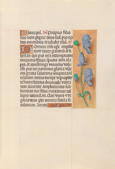 Hours of Queen Isabella the Catholic, Queen of Spain: Fol. 60r, ca. 1500. av Master of the First Prayerbook of Maximillian