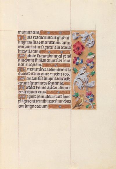 Hours of Queen Isabella the Catholic, Queen of Spain: Fol. 64r, ca. 1500. av Master of the First Prayerbook of Maximillian