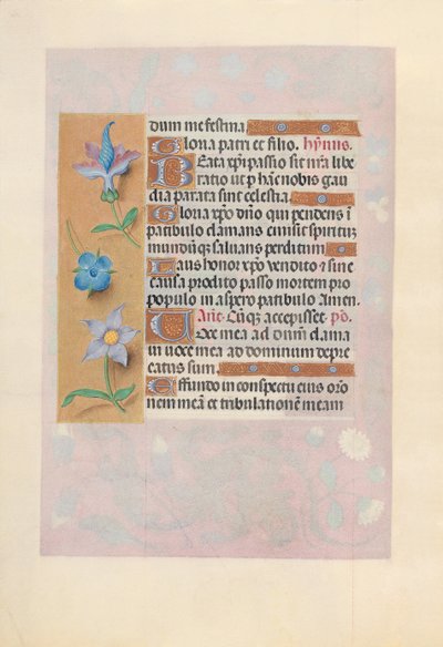Hours of Queen Isabella the Catholic, Queen of Spain: Fol. 69v, ca. 1500. av Master of the First Prayerbook of Maximillian
