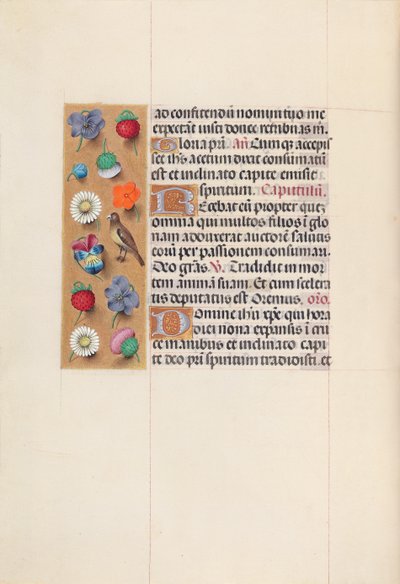 Hours of Queen Isabella the Catholic, Queen of Spain: Fol. 70v, ca. 1500. av Master of the First Prayerbook of Maximillian