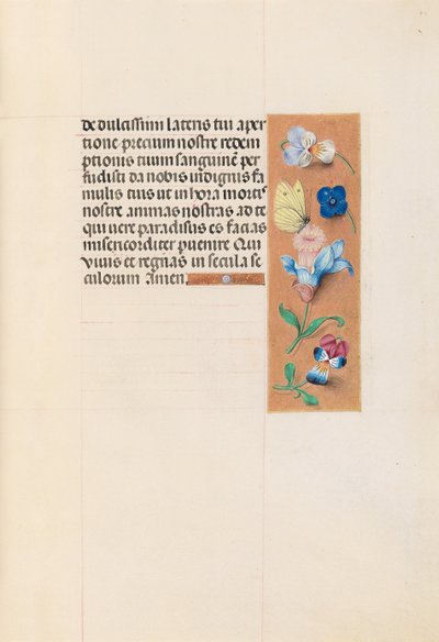 Hours of Queen Isabella the Catholic, Queen of Spain: Fol. 71r, ca. 1500. av Master of the First Prayerbook of Maximillian