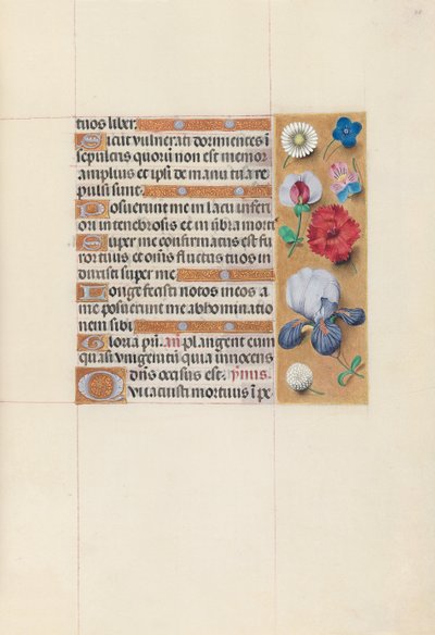Hours of Queen Isabella the Catholic, Queen of Spain: Fol. 78r, ca. 1500. av Master of the First Prayerbook of Maximillian