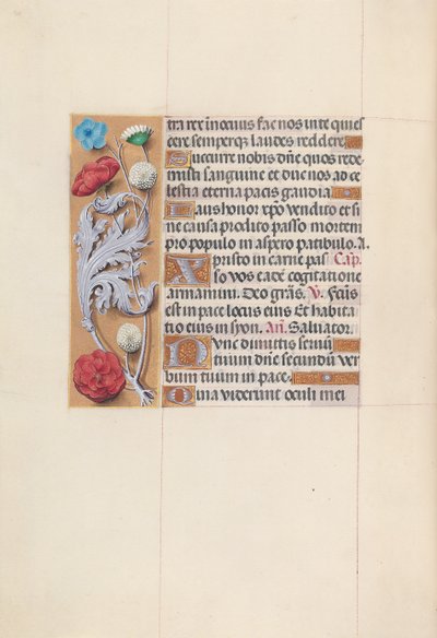 Hours of Queen Isabella the Catholic, Queen of Spain: Fol. 78v, ca. 1500. av Master of the First Prayerbook of Maximillian