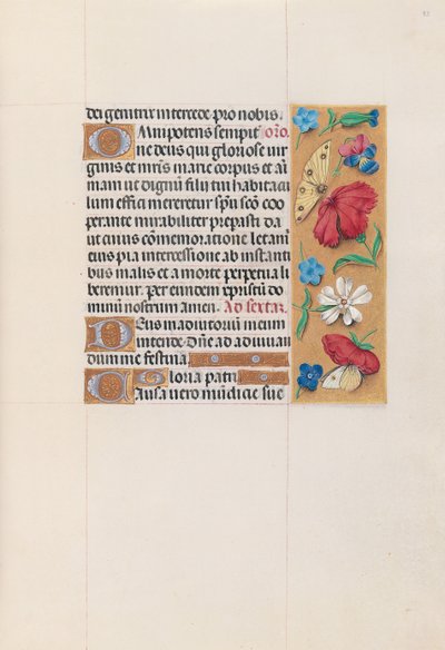 Hours of Queen Isabella the Catholic, Queen of Spain: Fol. 83r, ca. 1500. av Master of the First Prayerbook of Maximillian