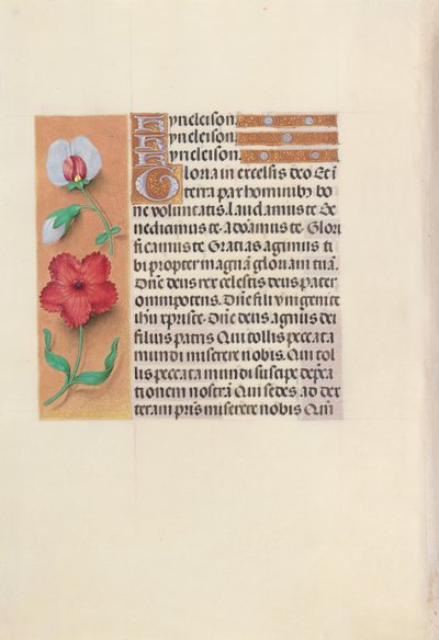 Hours of Queen Isabella the Catholic, Queen of Spain: Fol. 89v, ca. 1500. av Master of the First Prayerbook of Maximillian