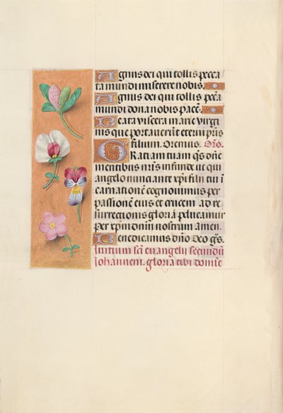 Hours of Queen Isabella the Catholic, Queen of Spain: Fol. 92v, ca. 1500. av Master of the First Prayerbook of Maximillian