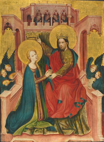 Kroningen av jomfruen av Master of the Fröndenberg Altarpiece