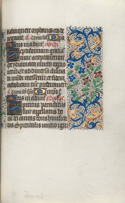 Timebok Bruk av Rouen: fol. 101r, ca. 1470. av Master of the Geneva Latini
