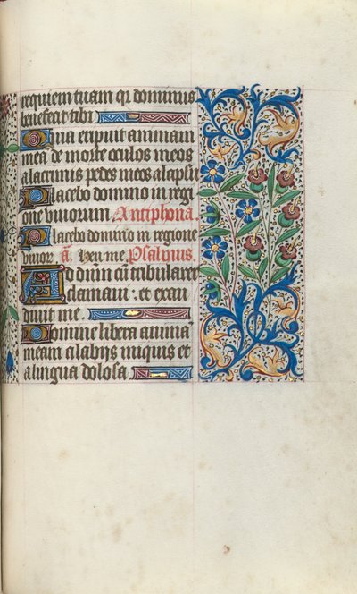 Timebok Bruk av Rouen: fol. 104r, ca. 1470. av Master of the Geneva Latini