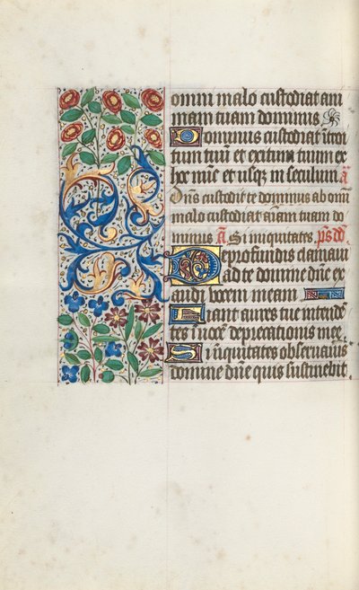 Timebok Bruk av Rouen: fol. 105v, ca. 1470. av Master of the Geneva Latini