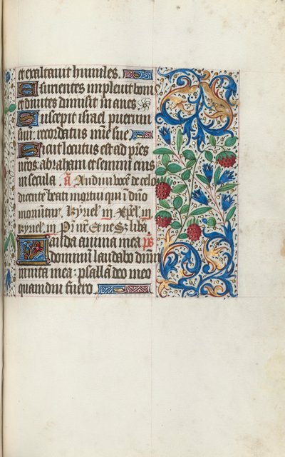 Timebok Bruk av Rouen: fol. 108r, ca. 1470. av Master of the Geneva Latini