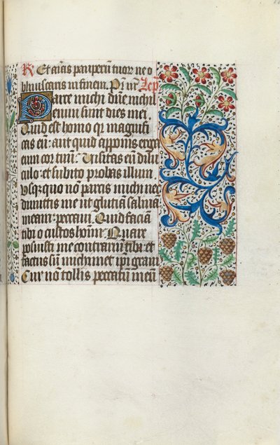 Timebok Bruk av Rouen: fol. 115r, ca. 1470. av Master of the Geneva Latini