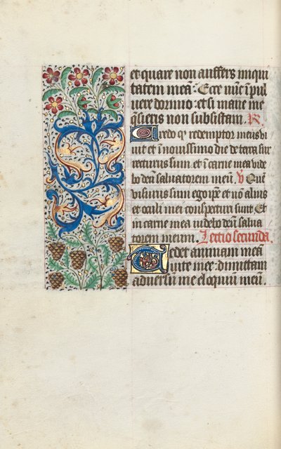 Timebok Bruk av Rouen: fol. 115v, ca. 1470. av Master of the Geneva Latini