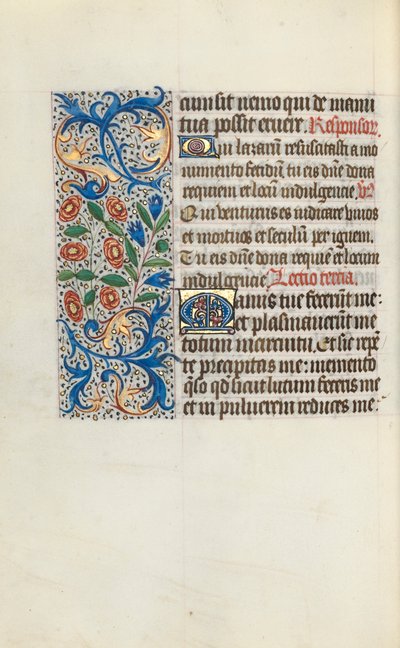 Timebok Bruk av Rouen: fol. 116v, ca. 1470. av Master of the Geneva Latini