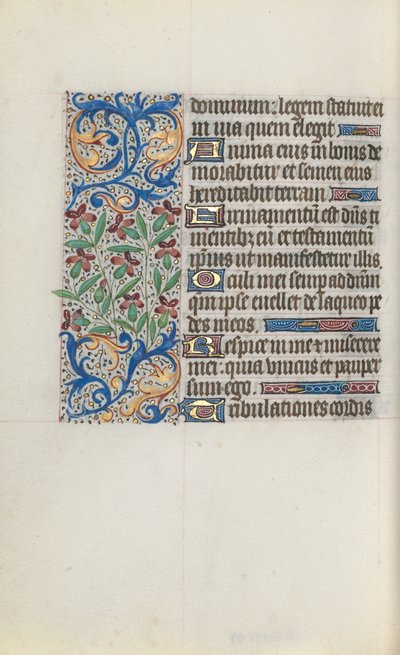 Timebok Bruk av Rouen: fol. 119v, ca. 1470. av Master of the Geneva Latini