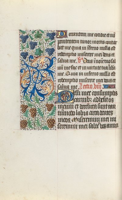 Timebok Bruk av Rouen: fol. 131v, ca. 1470. av Master of the Geneva Latini