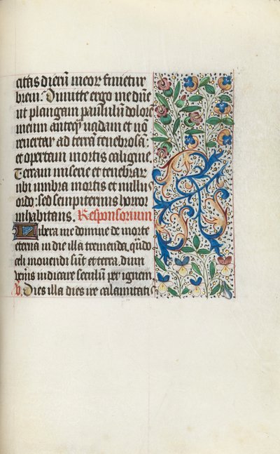 Timebok Bruk av Rouen: fol. 133r, ca. 1470. av Master of the Geneva Latini
