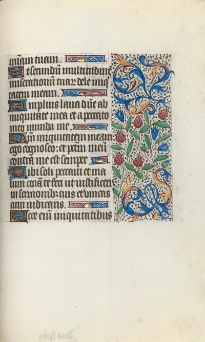 Timebok Bruk av Rouen: fol. 134r, ca. 1470. av Master of the Geneva Latini